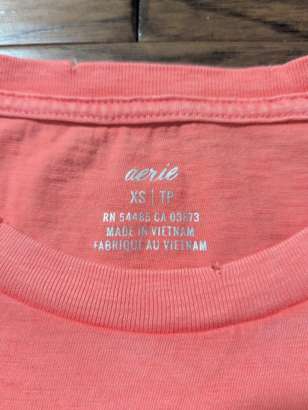 4 for $25 aerie Love is Love T shirt coral size XS - Picture 6 of 15